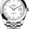 Replica horloge Rolex Datejust ll 19/14 (41mm) 126300 WRJ (White dial-Roman Jubilee band Automatic-Top kwaliteit!