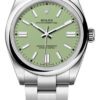 Replica horloge Rolex Oyster Perpetual 09 (41mm) 134300P Pistachio Oysterband- Automatic-Top kwaliteit!