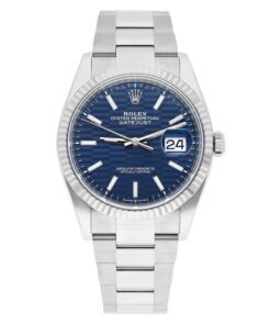Replica horloge Rolex Datejust ll 44/2 (36mm) 126234 Blue Motif/Fluted Jubilee Automatic-new 2022-Top kwaliteit!
